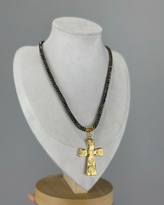 COLLAR CRUZ GOLD