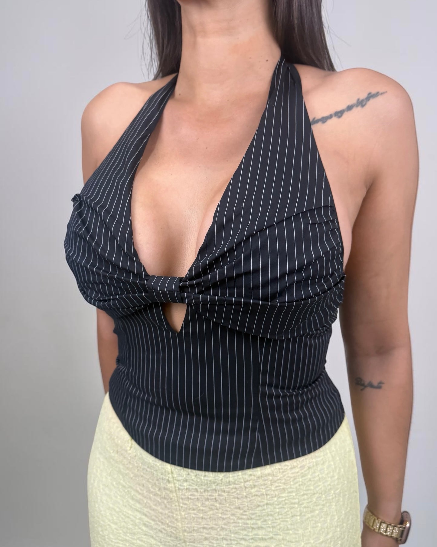 TOP NUDO BLACK LUMINA