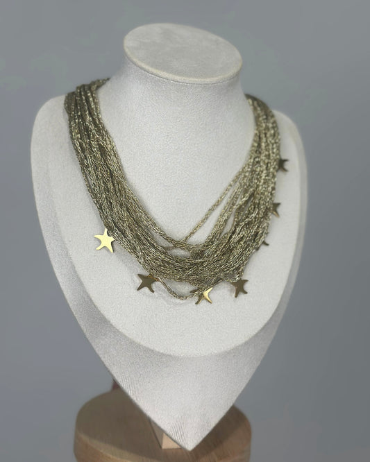 COLLAR STARS GOLD