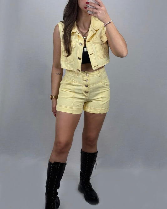 CONJUNTO DENIM YELLOW