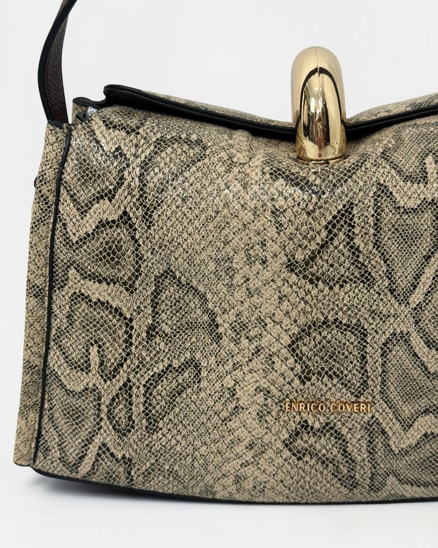 BOLSO SNAKE BROWN