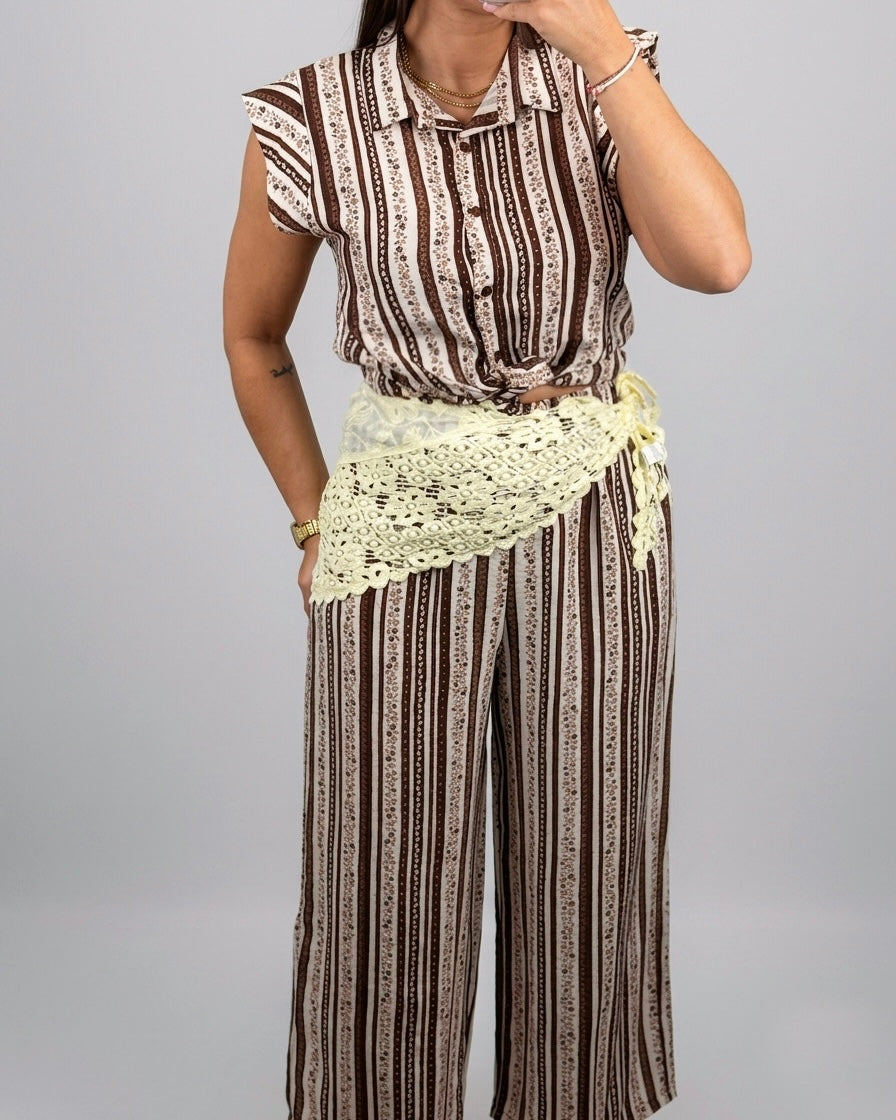 CONJUNTO ESTAMP MARRÓN