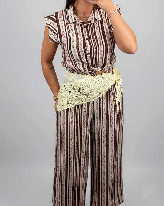 CONJUNTO ESTAMP MARRÓN