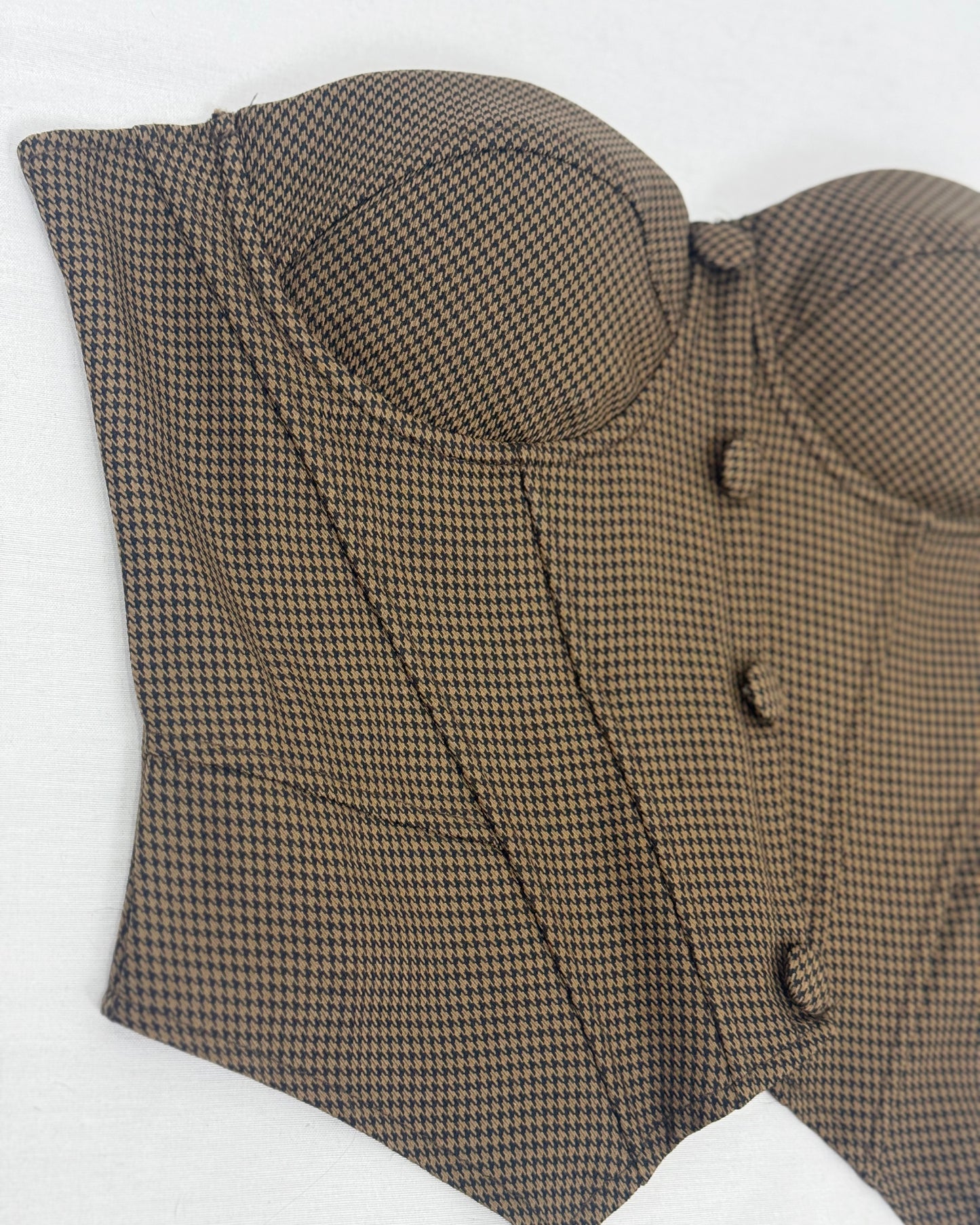 CORSET PATA GALLO CAMEL