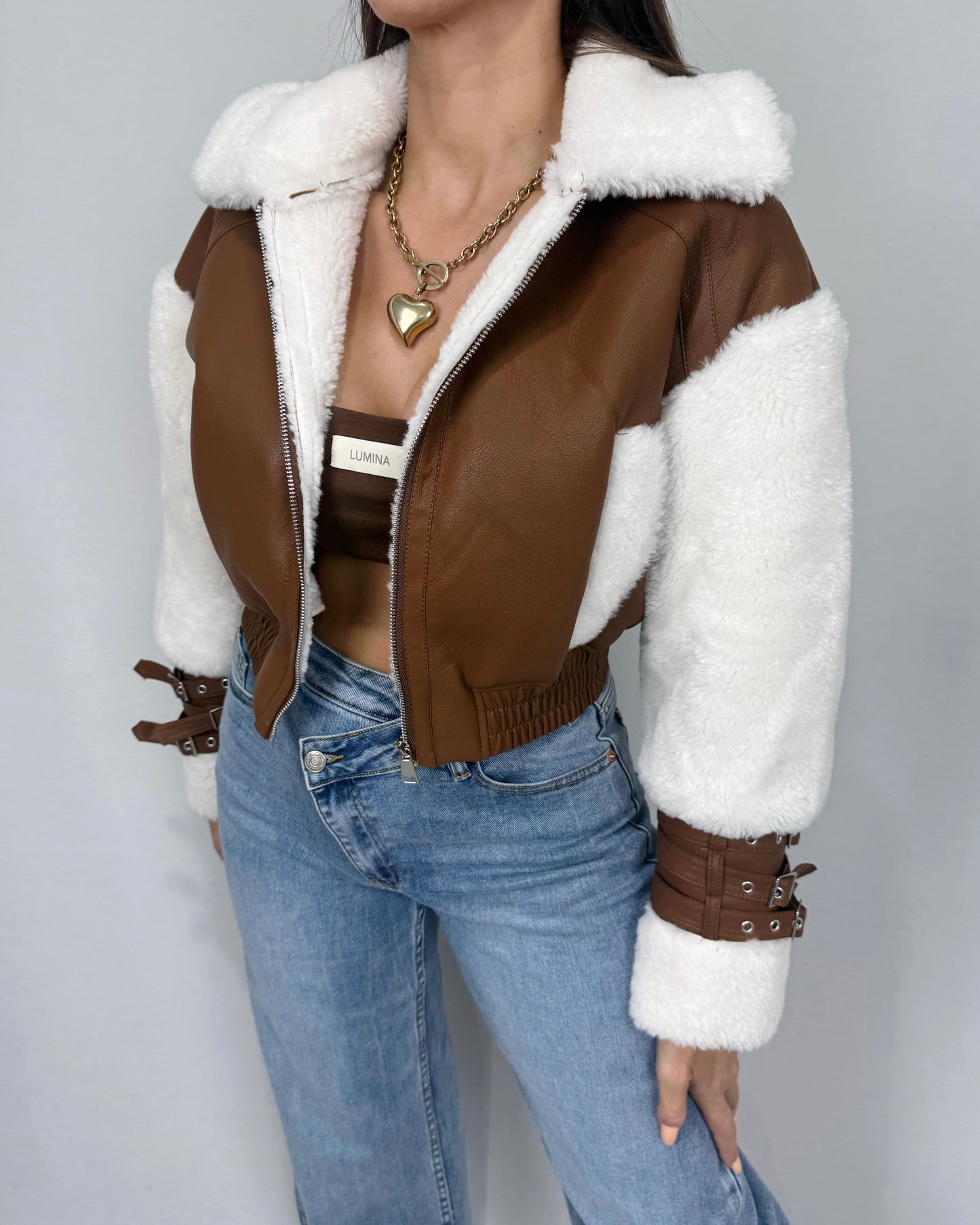 CHAQUETA COMBI CHOCO