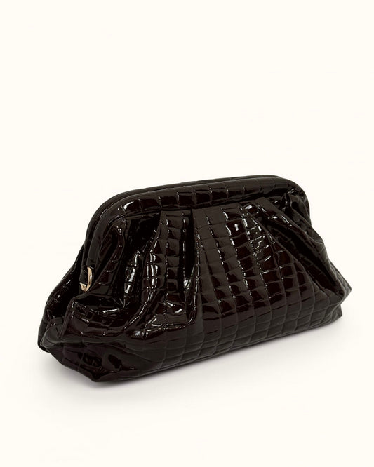 CLUTCH COCO BROWN POLIPIEL