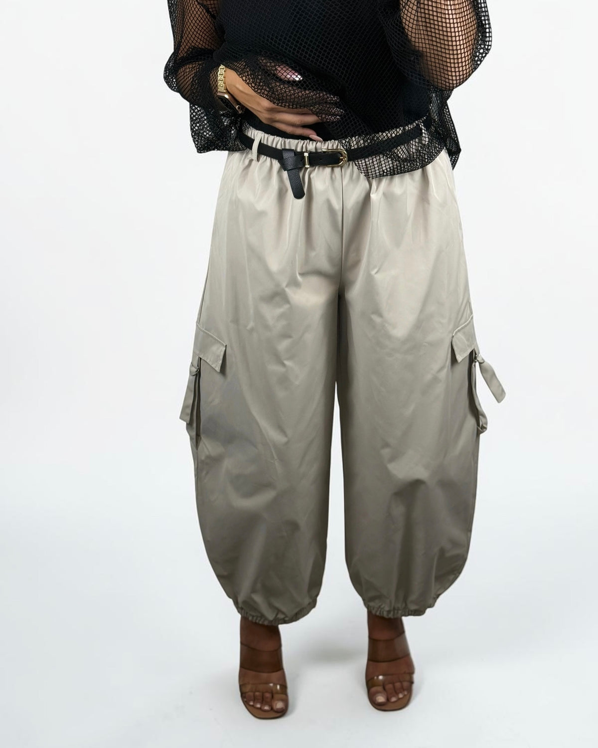 PANTALÓN CARGO BEIGE