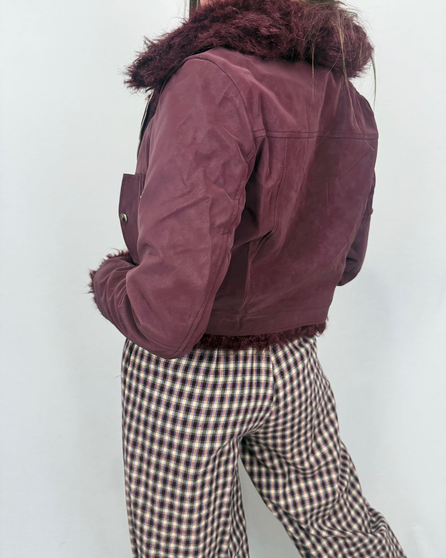 CHAQUETA REVERSIBLE BURDEOS