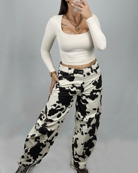 PANTALÓN COW DENIM