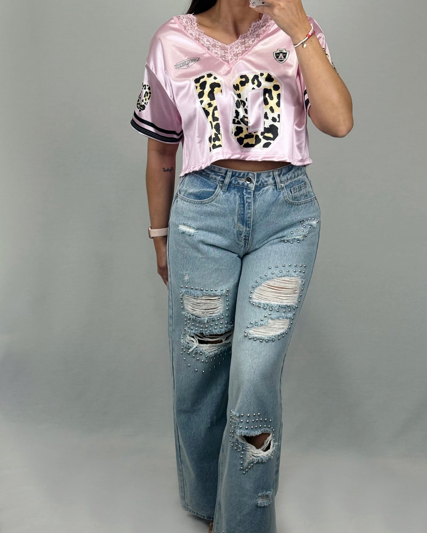 PANTALÓN DENIM ROLL