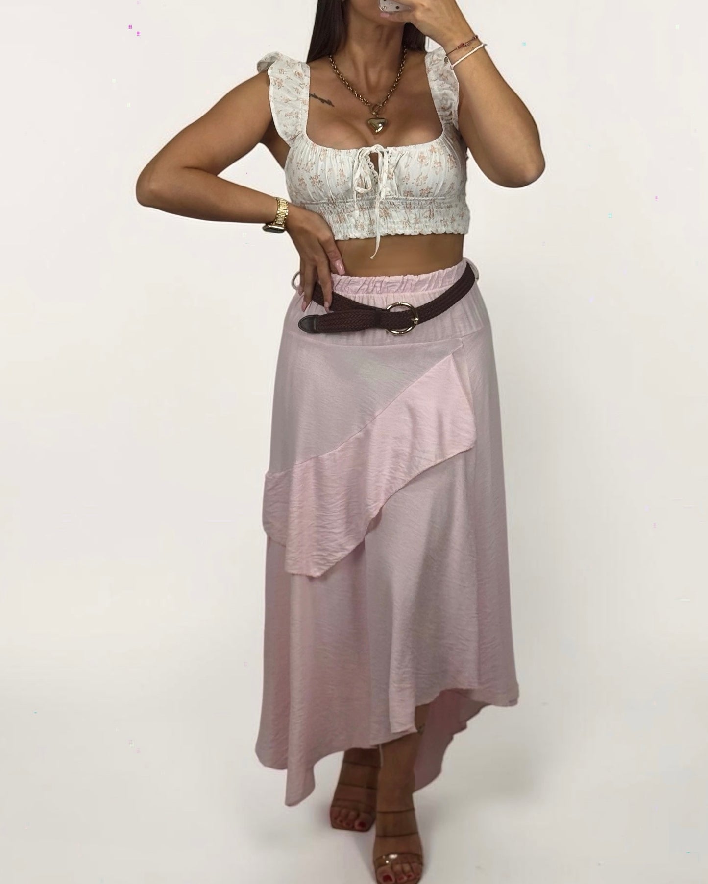 FALDA CINTO PINK