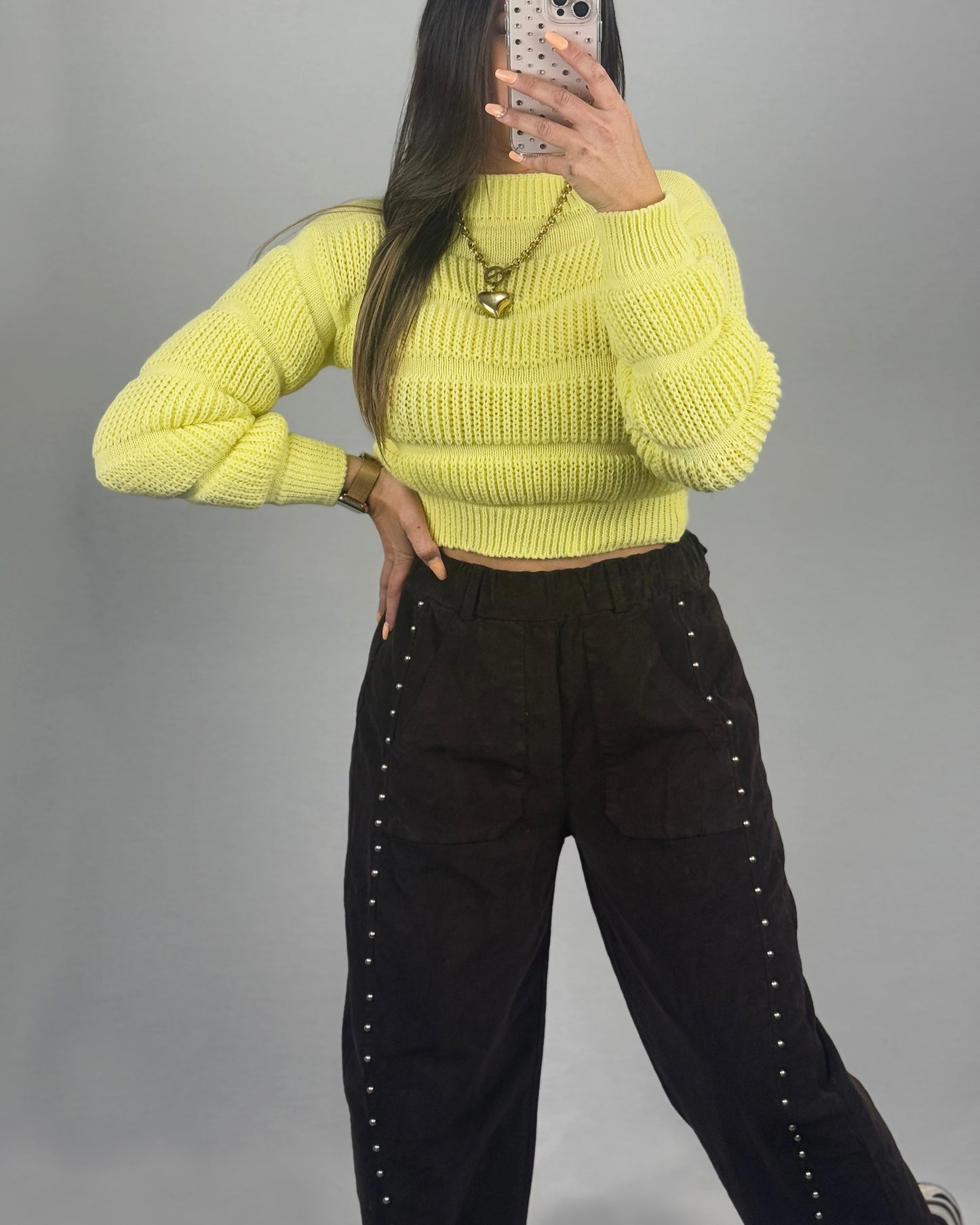 PANTALÓN MICROPANA MARRÓN