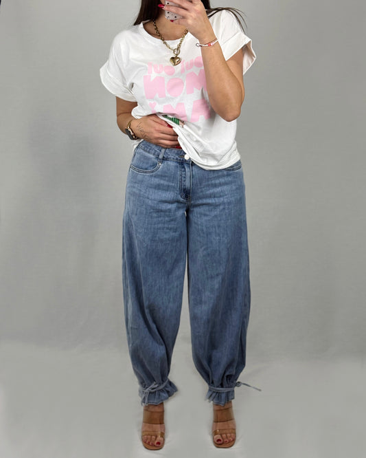 PANTALÓN LAZ AJUSTABLE DENIM