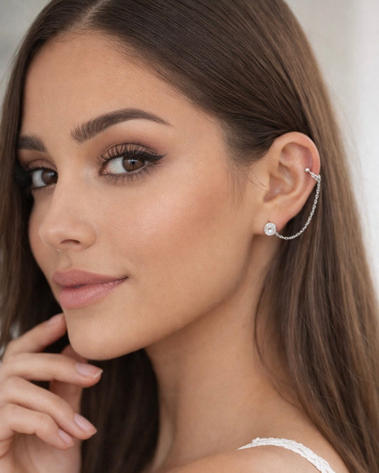 PENDIENTE DOBLE SILVER