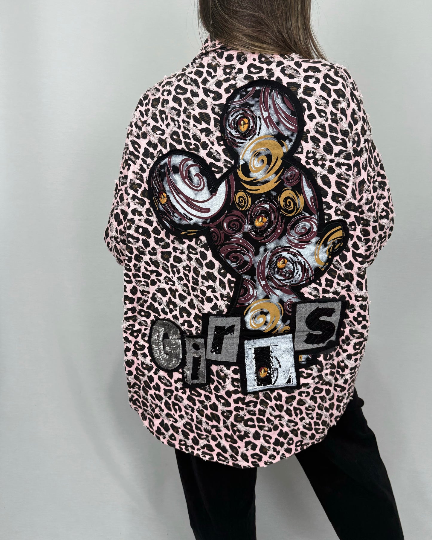 SOBRECAMISA DENIM LEO PINK