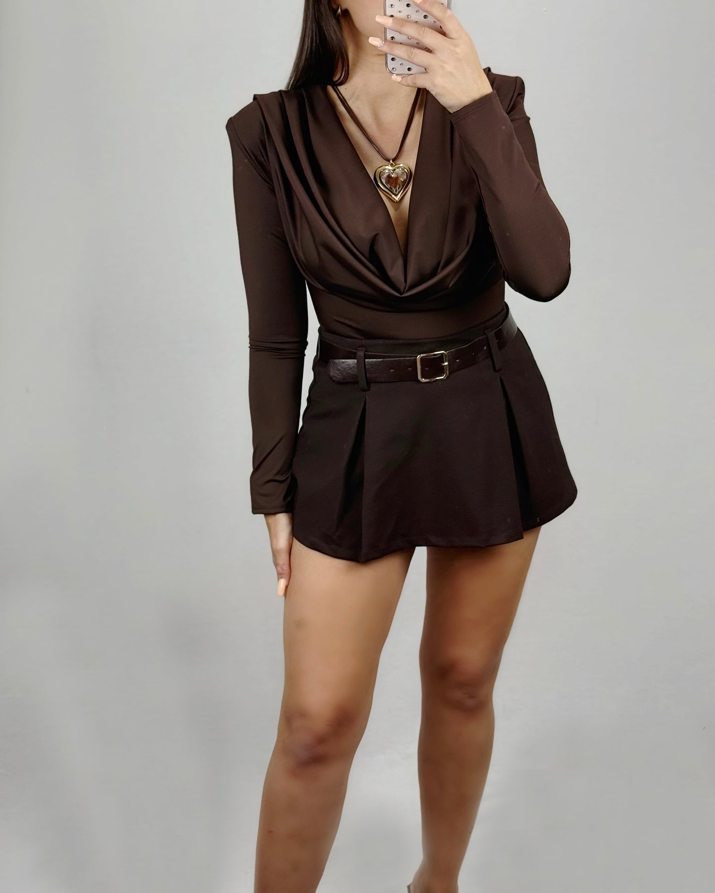 FALDA/PANTALÓN CINTO CHOC