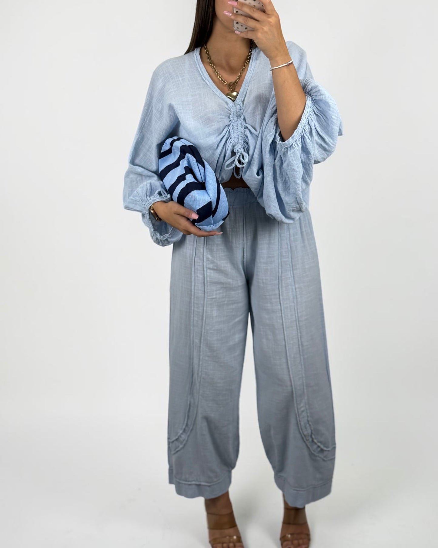 PANTALÓN LINO BLUE