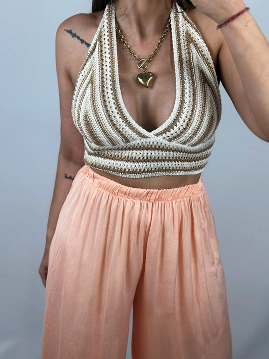 TOP CROCHET BEIGE