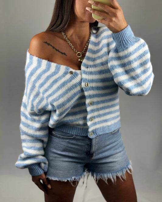 JERSEY LÍNEAS AZUL