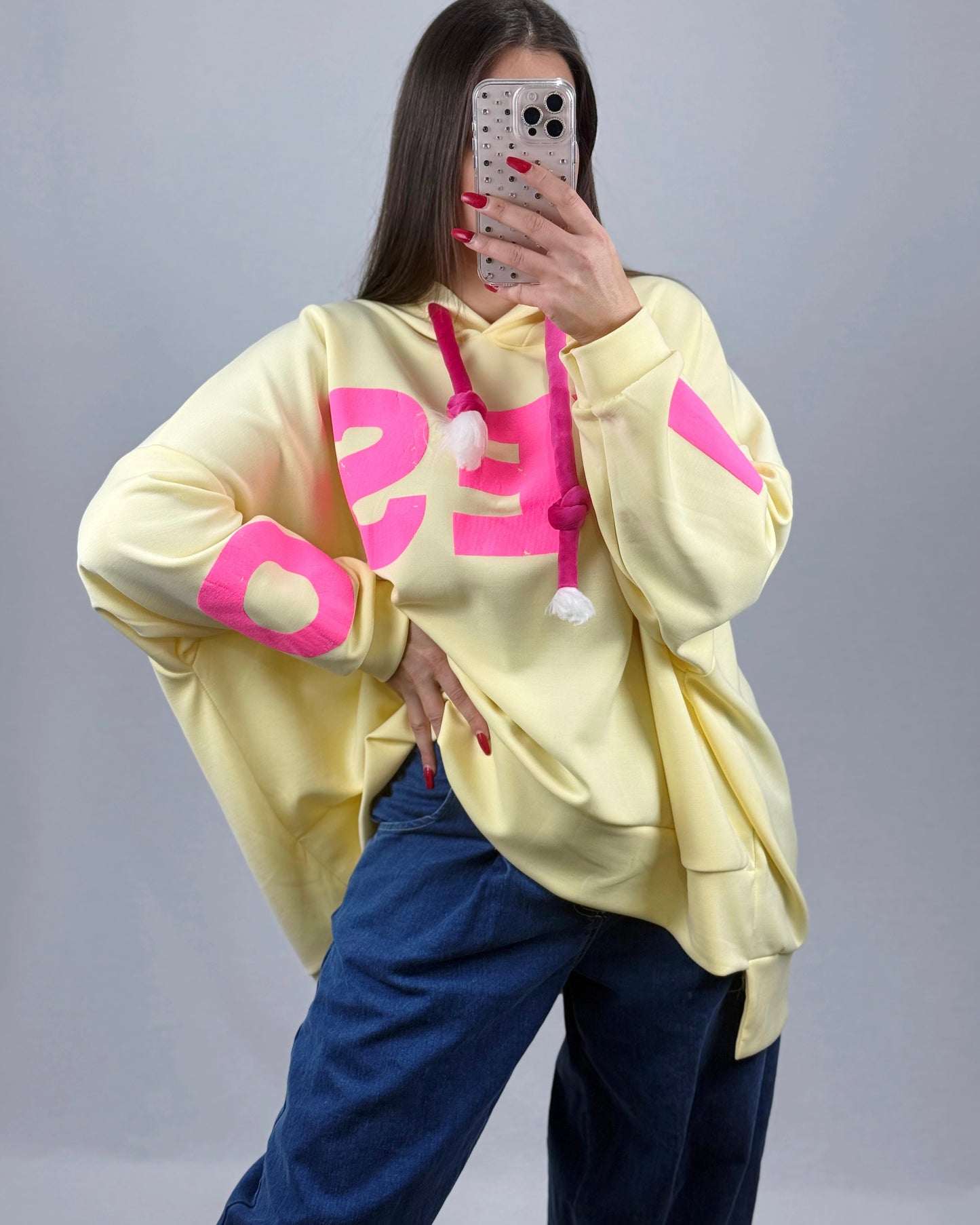 SUDADERA YES YELLOW