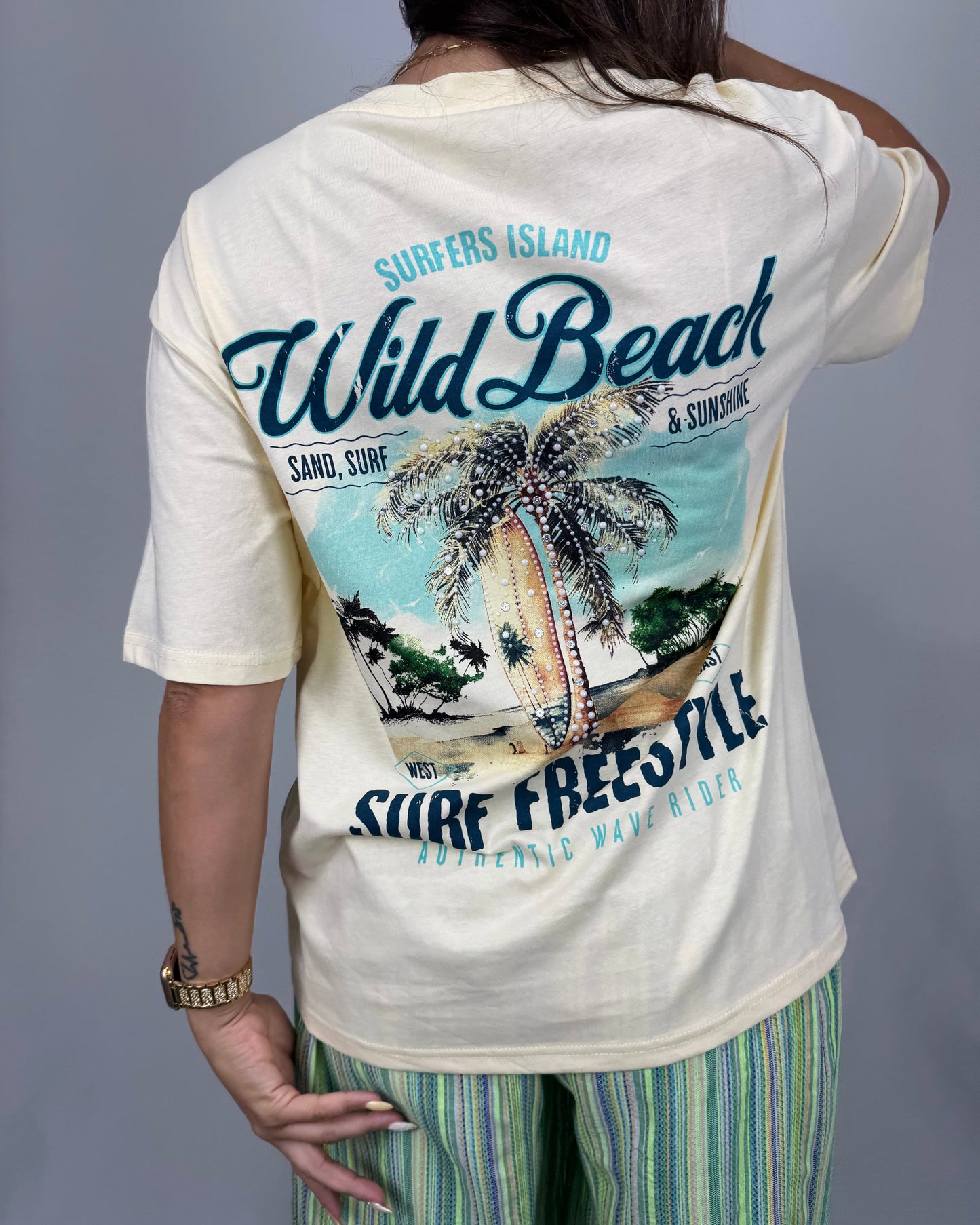 CAMISETA BEACH YELLOW
