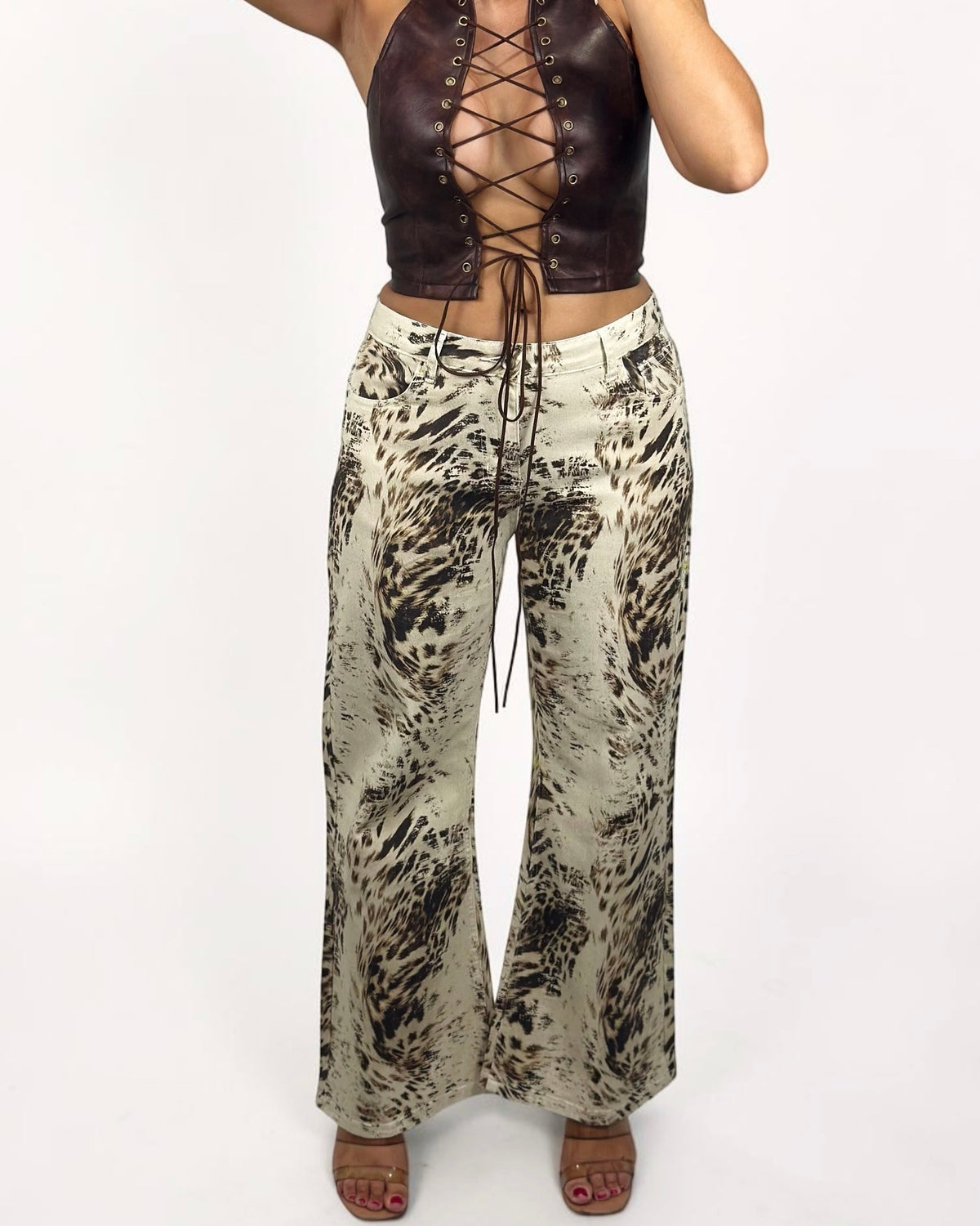 PANTALÓN DENIM LEO BEIGE