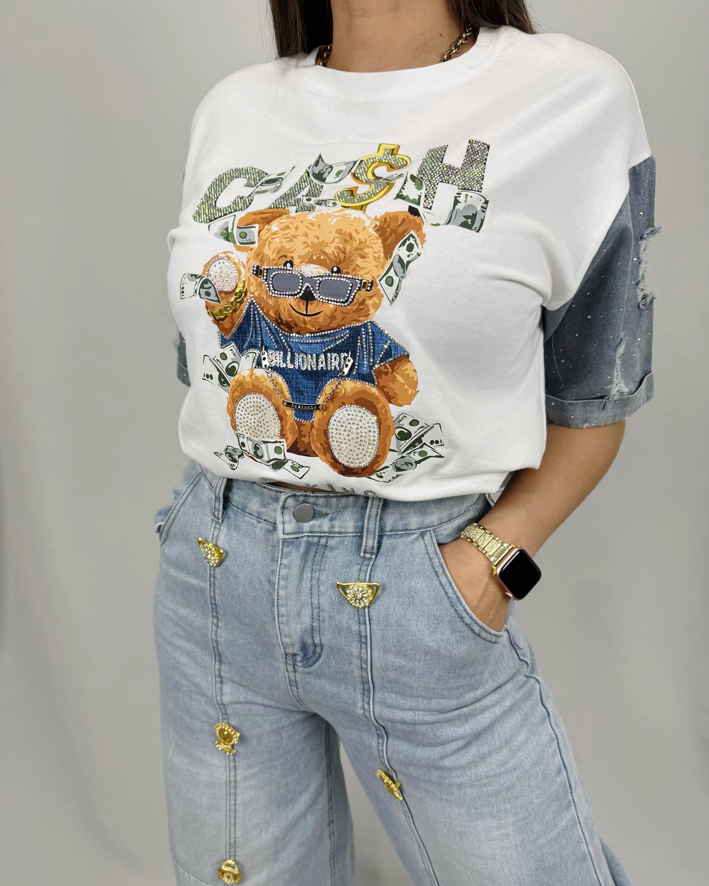 CAMISETA COMBINADA OSO