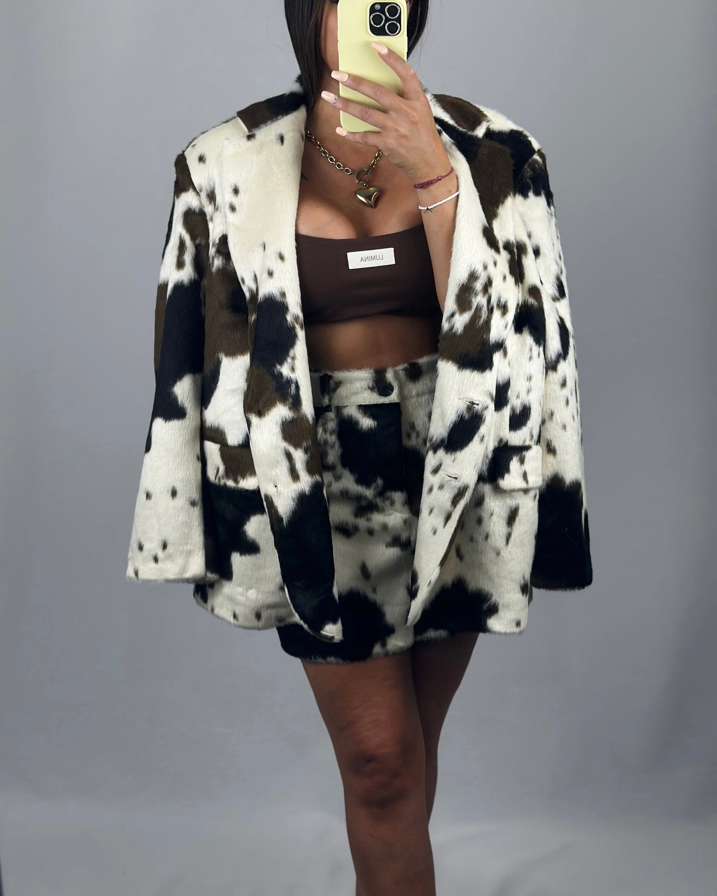 BLAZER COW PELO LUM