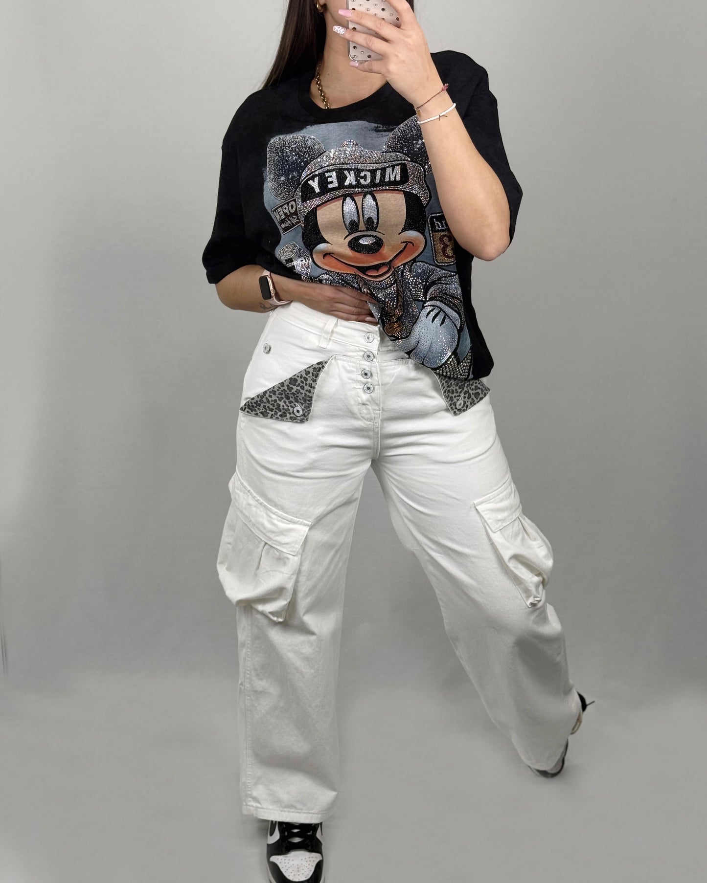 PANTALÓN CARGO WHITE LEO
