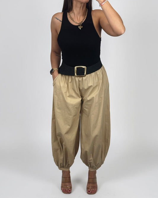 PANTALÓN BEIGE BOMBACH