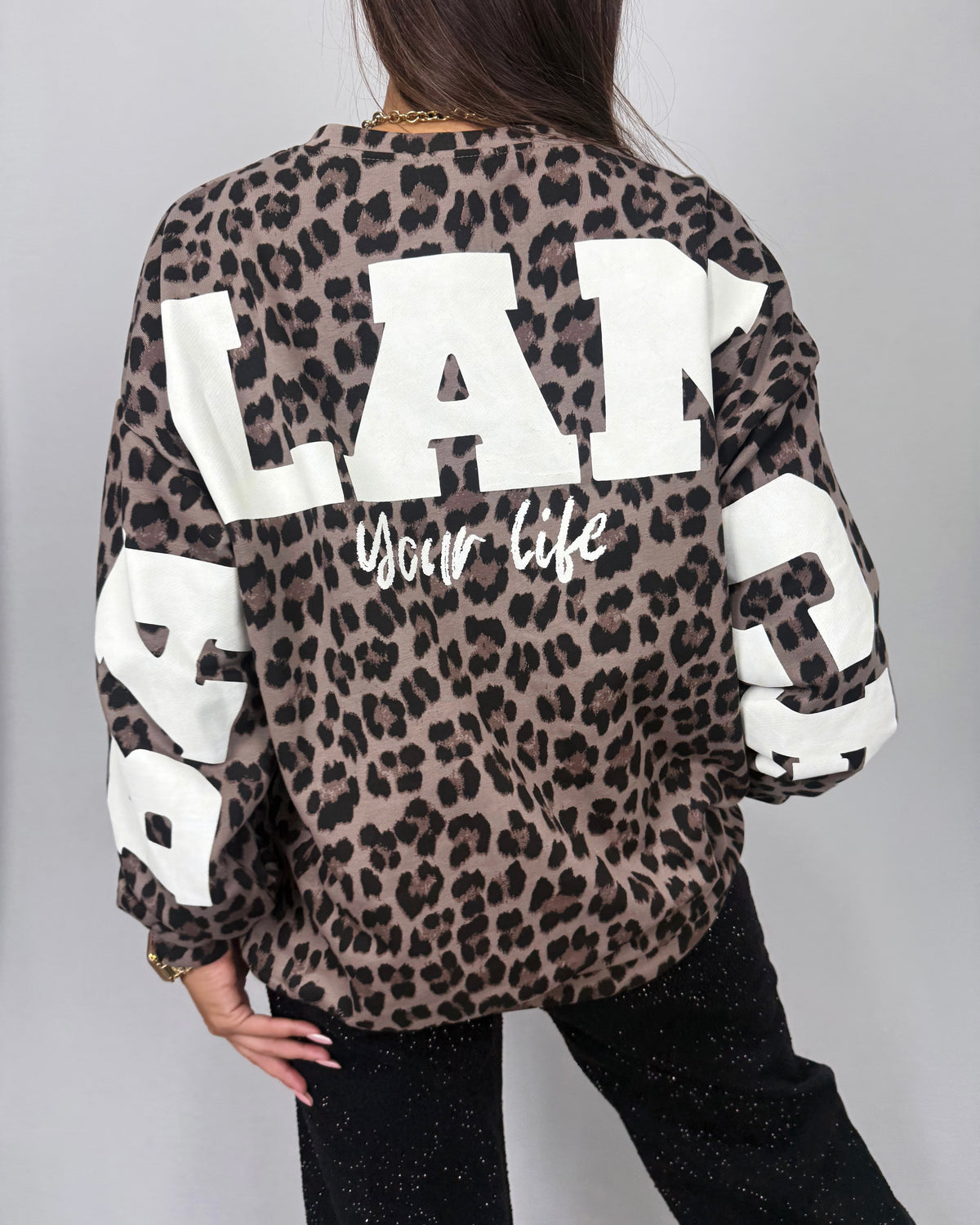 SUDADERA BALANCE BROWN&WHITE
