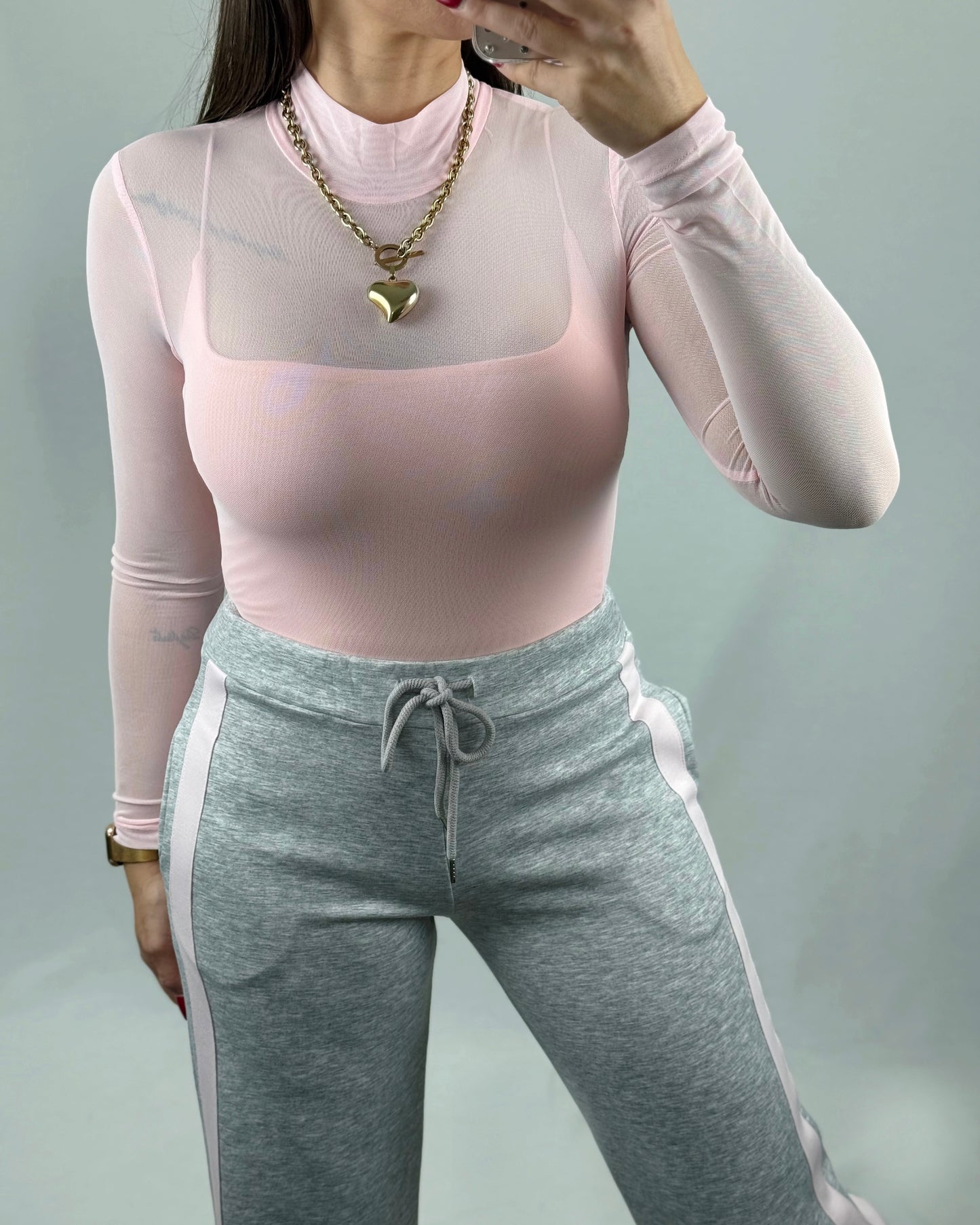 BODY TRANSPARENCIA DOBLE PINK