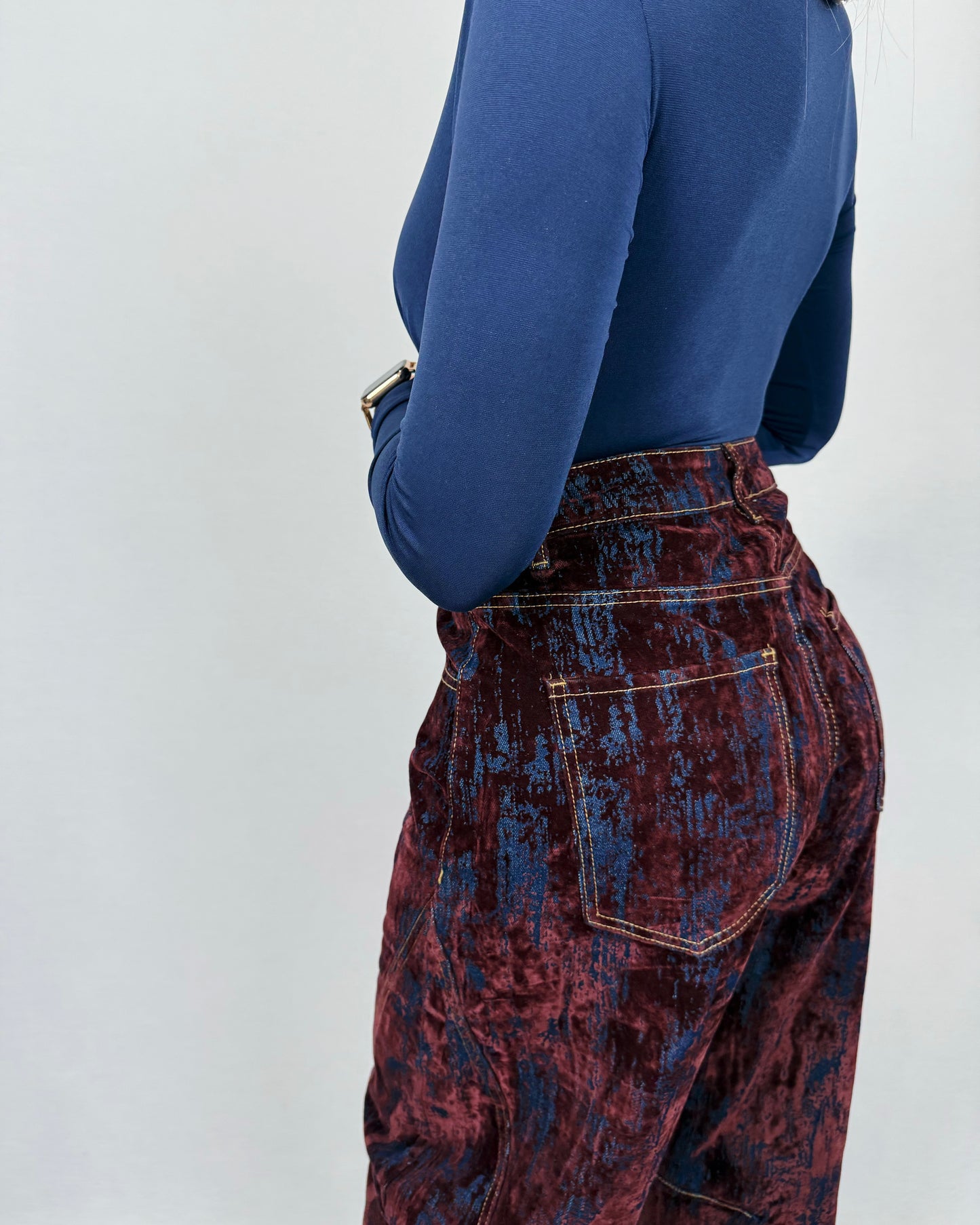 PANTALÓN BALLOON FLOCADO