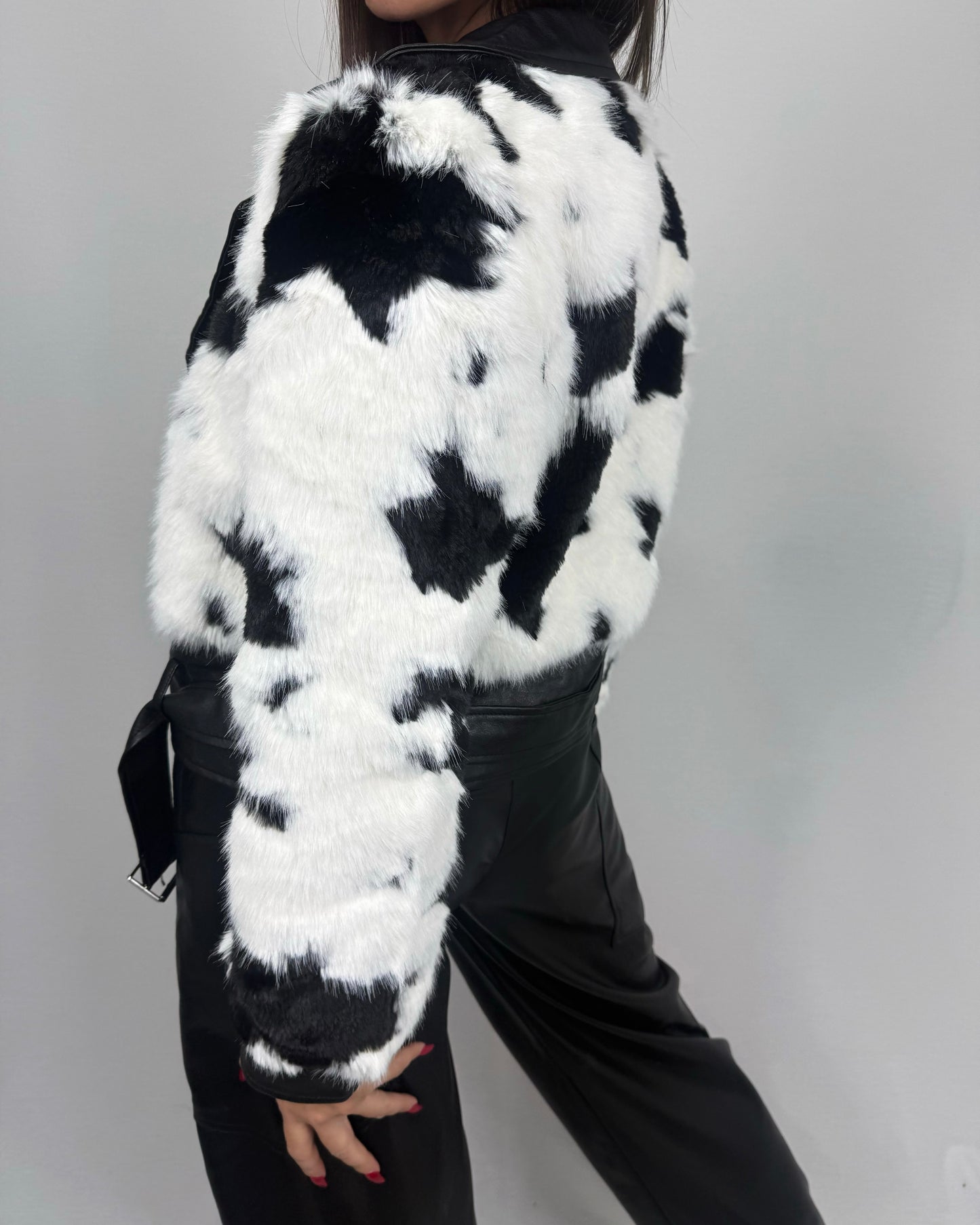 CHAQUETA PREMIUM COW BLACK