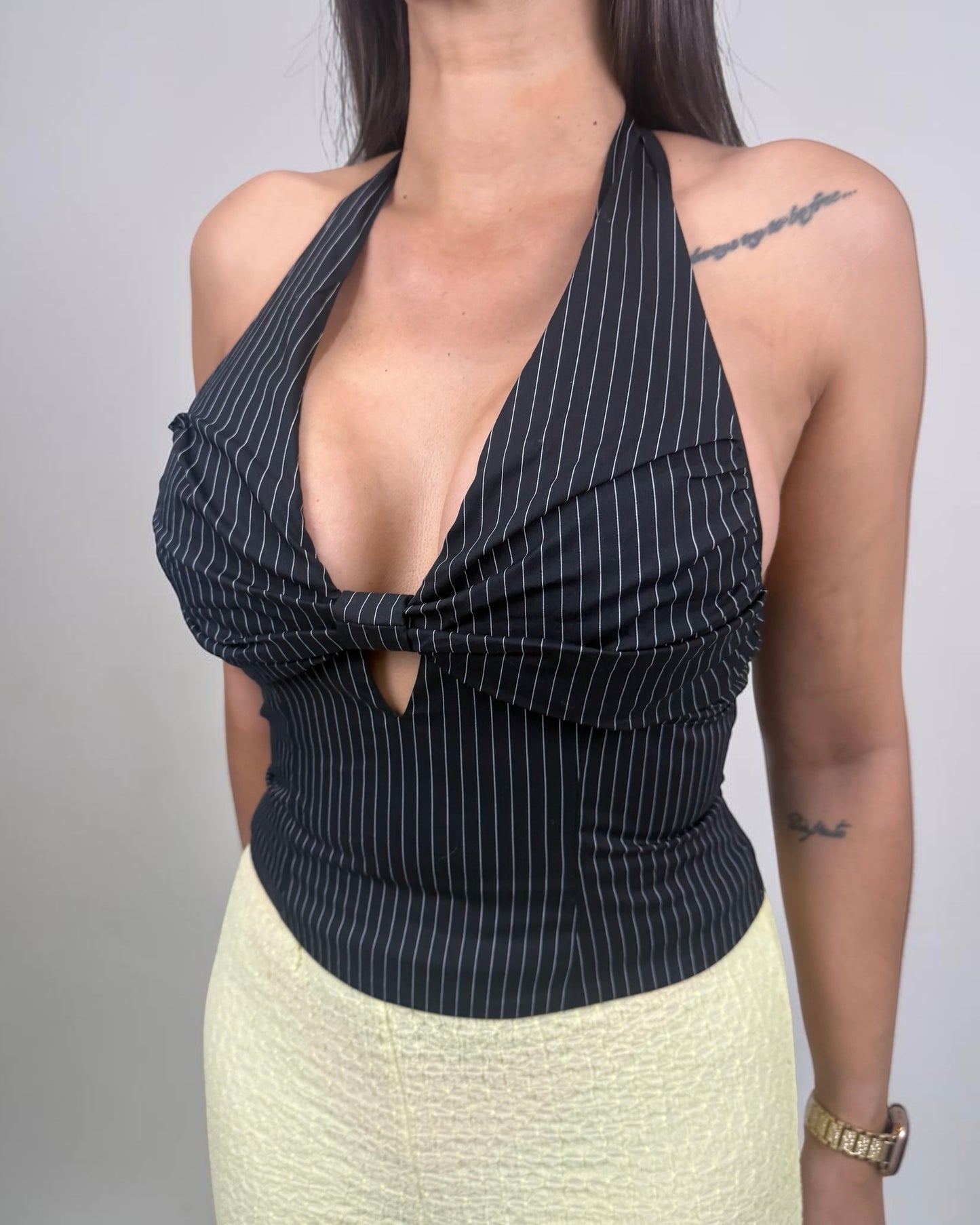 TOP NUDO BLACK LUMINA