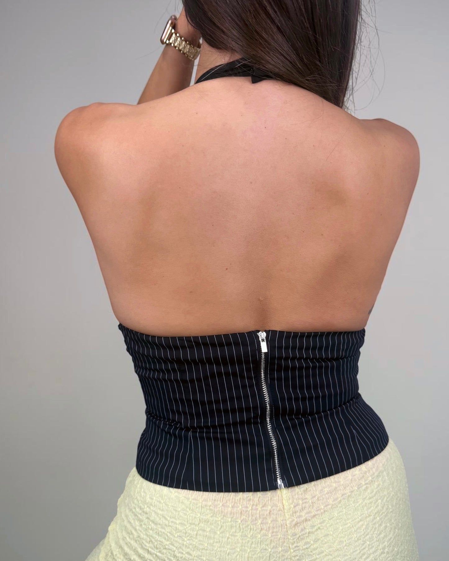 TOP NUDO BLACK LUMINA