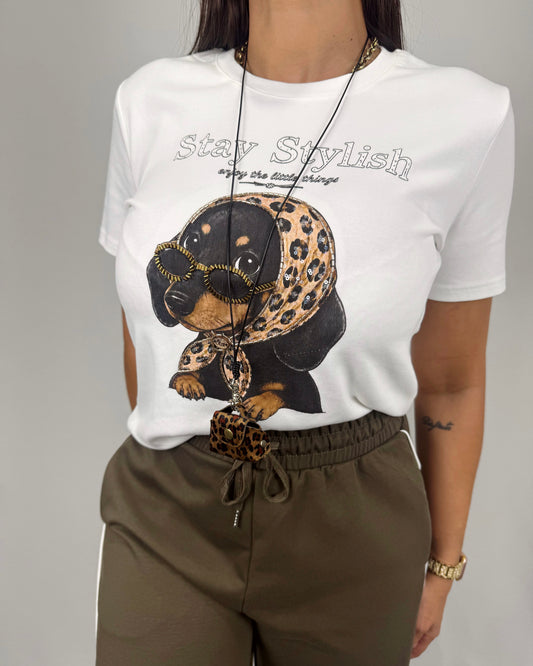 CAMISETA DOG LEO COLLAR