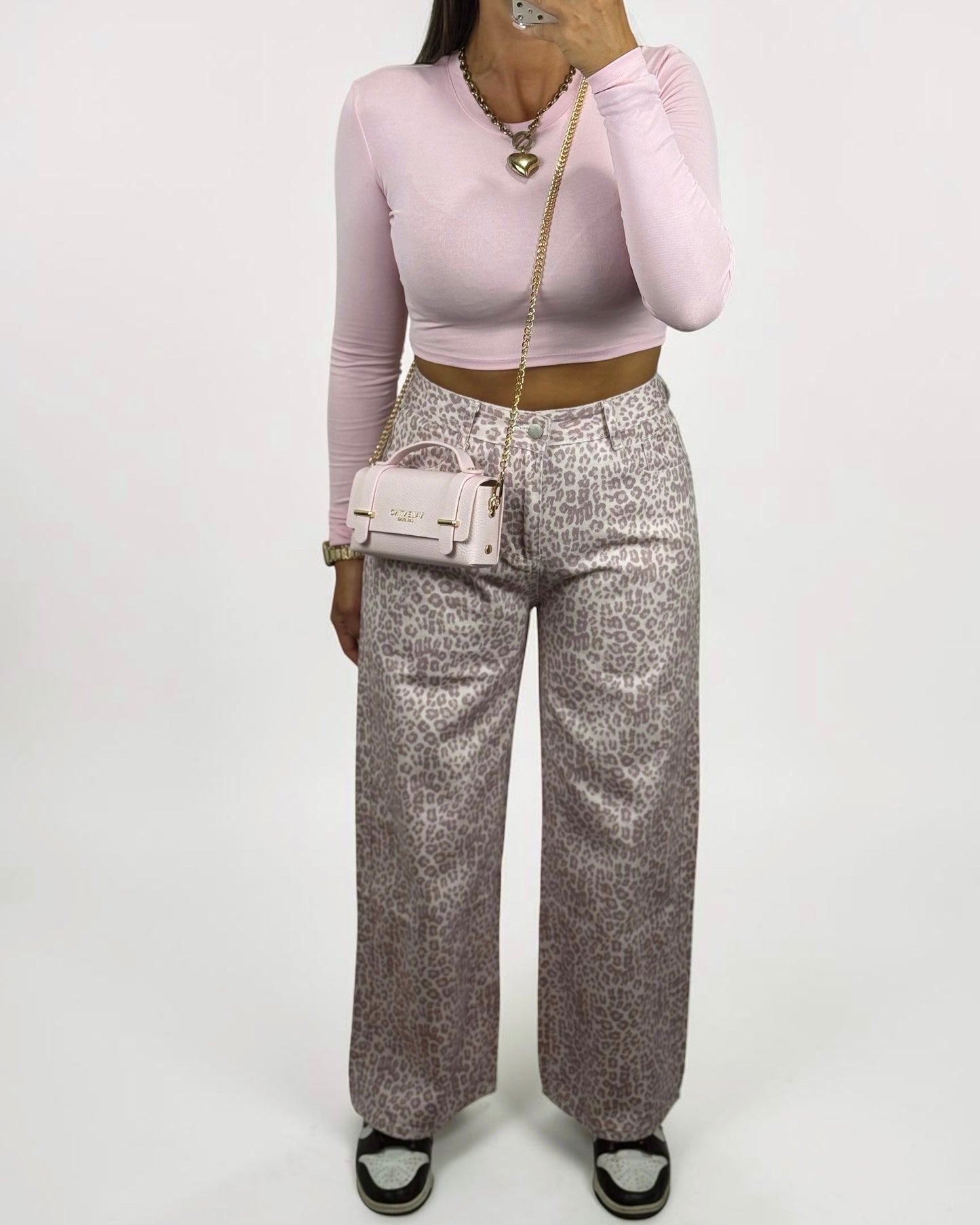 PANTALÓN DENIM LEO PINK