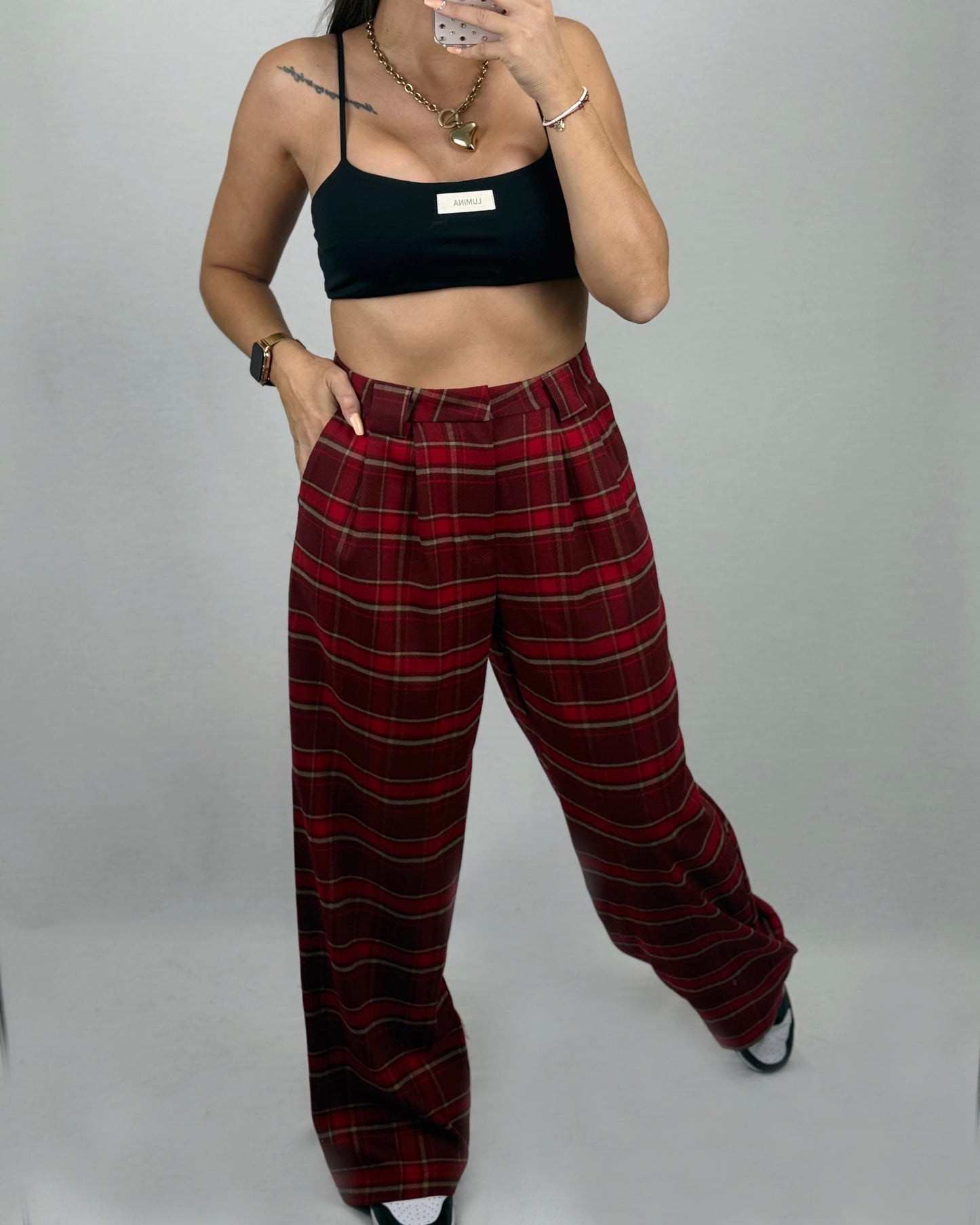 PANTALÓN CUADROS RED LUM