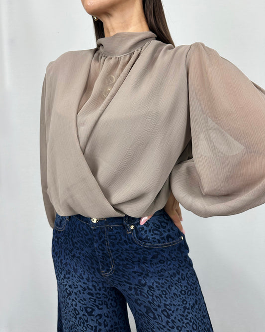 BLUSA VAP TAUPE