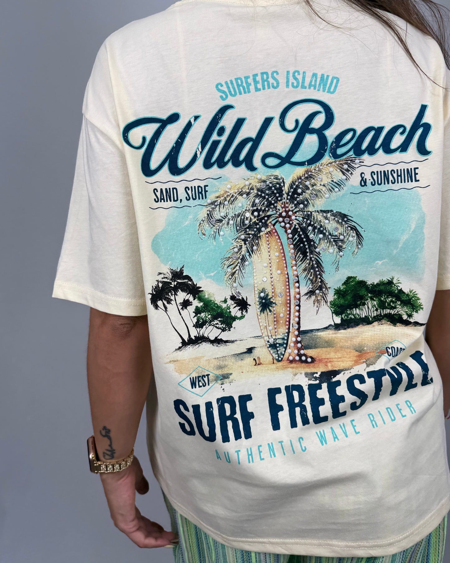 CAMISETA BEACH YELLOW