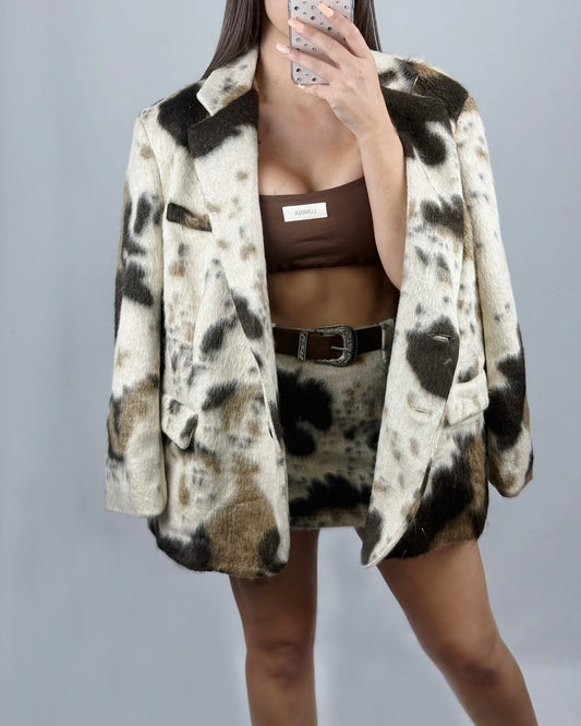 BLAZER COW PELO