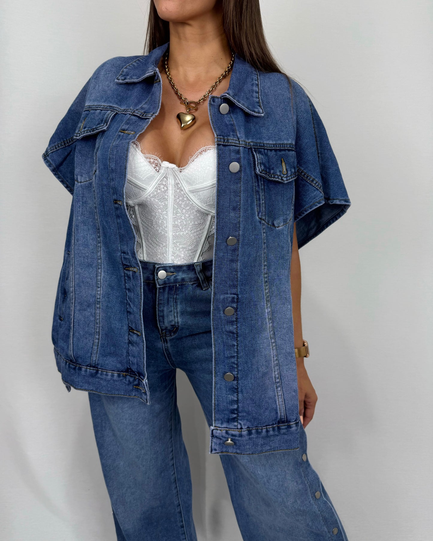 CONJUNTO VAQUERO BOTONES