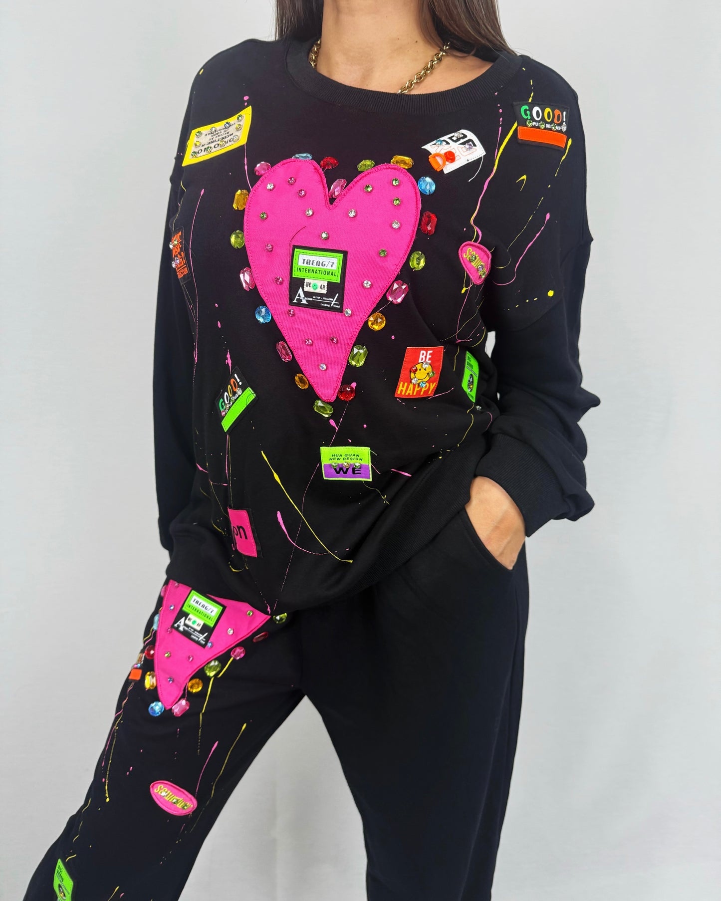 SUDADERA CORA NEGRA