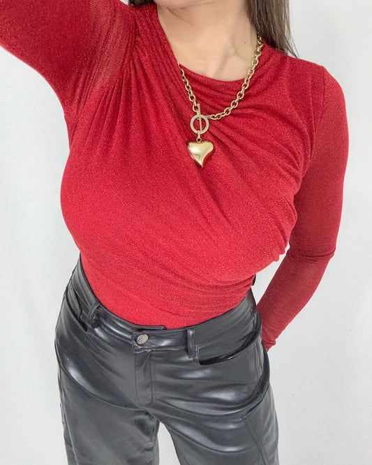 BODY LUREX ROJO LUM
