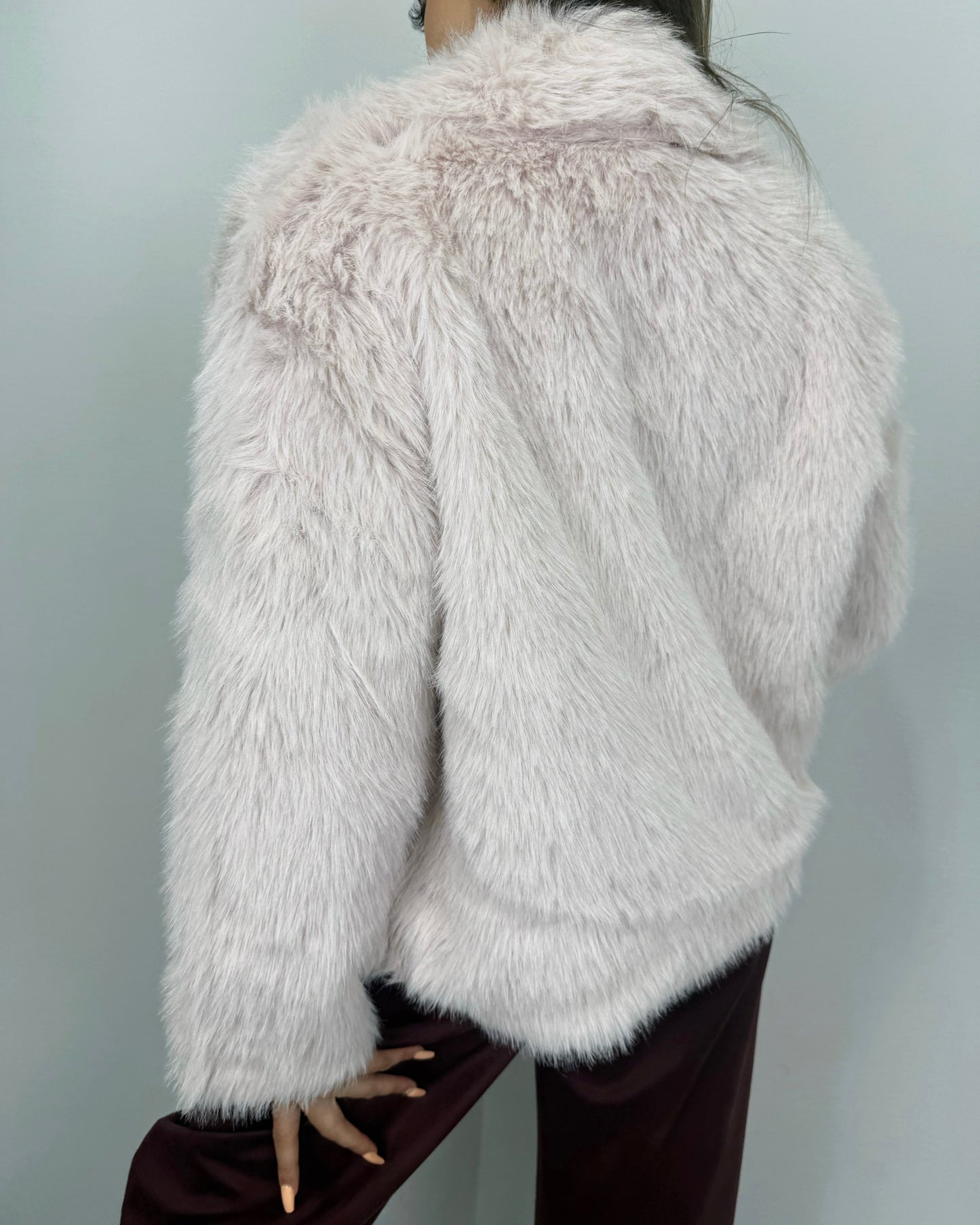 CHAQUETA PELO COMBI PINK