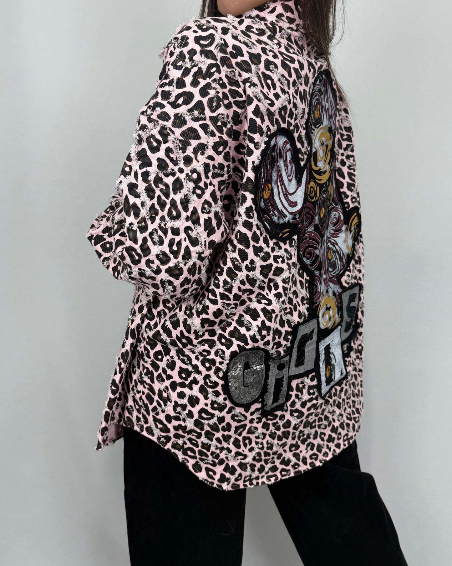 SOBRECAMISA DENIM LEO PINK