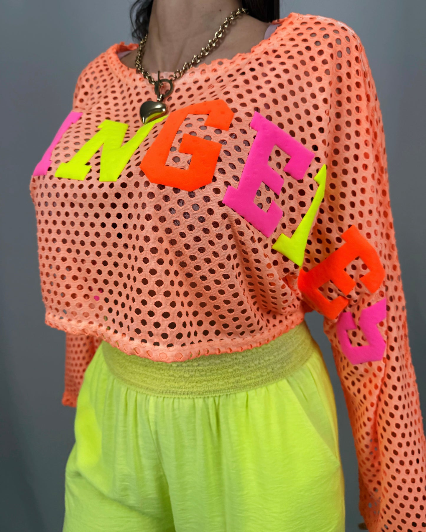 CAMISETA RED ORANGE FLÚOR