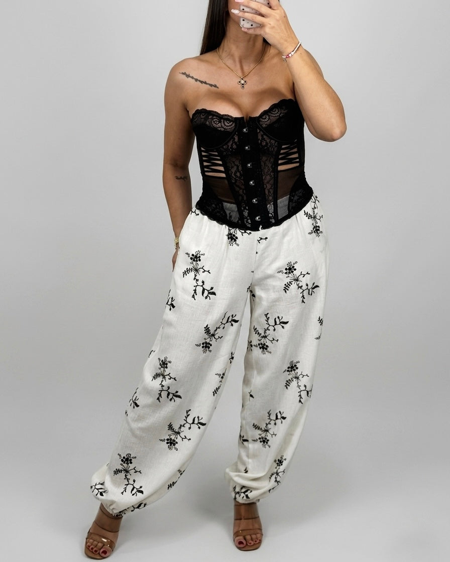 PANTALÓN LINO PREMIUM BORD