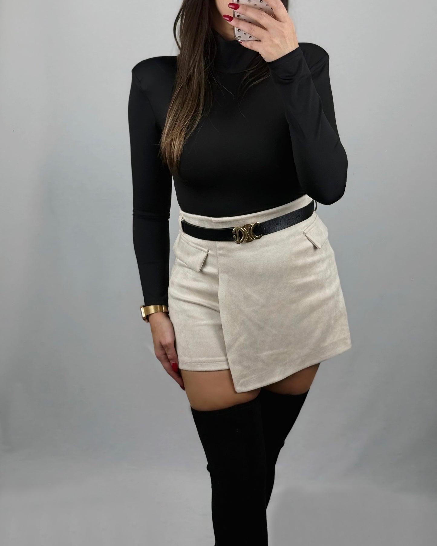 TOP LICRA FRÍA HOMBRERAS BLACK